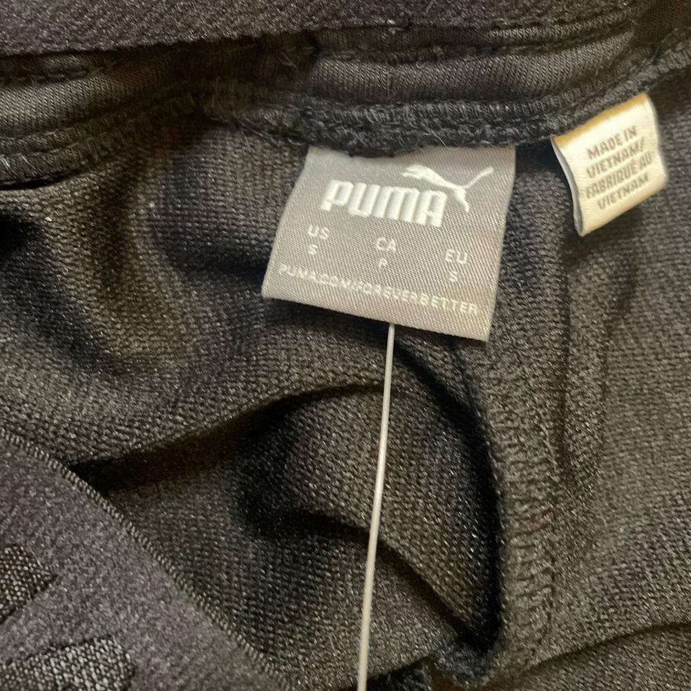 NWT Puma size small black track pants - Picture 4 of 5
